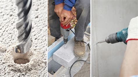 how to drill into concrete yourself